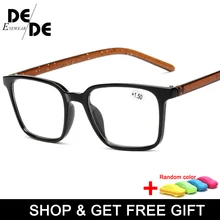 Новые очки для чтения женские и мужские легкие очки для чтения для дальнозоркости 1,0 1,5 2,0 2,5 3,0 3,5 4,0 очки для дальнозоркости с коробкой