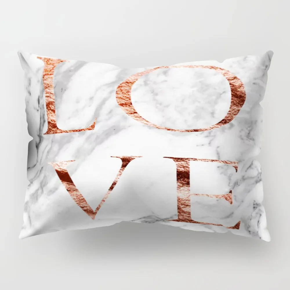

Marbled stripes cushion cover Living Room Bed Chair Seat Waist Throw pillow cover Decorative Pillowcase 50x30cm cusion covers