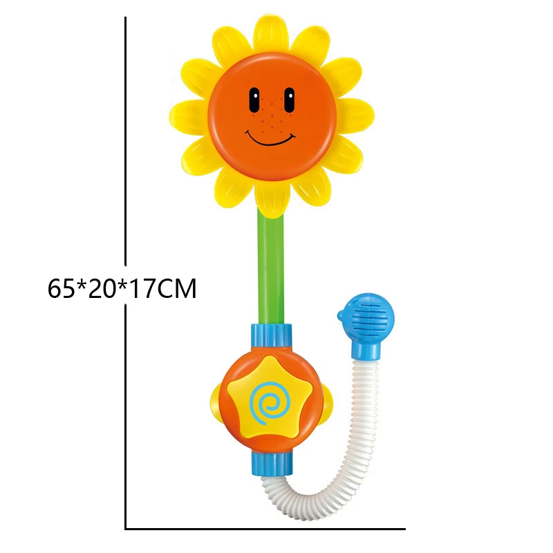 Kids Baby Shower Bath toys Cute sunflower Waterwheel Toys Baby Faucet Bathing Water Spraying Tool Wheel Type Dabbling Toy No box Kids Baby Shower Bath toys Cute sunflower Waterwheel Toys Baby Faucet Bathing Water Spraying Tool Wheel Type Dabbling Toy No box