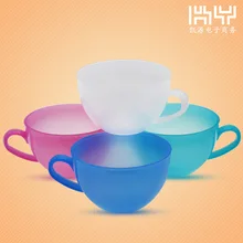 Инструменты для выпечки, утолщенная ручка для увеличения роста, пластиковая чаша, контейнер для смешивания, пластиковая чаша, различные цвета