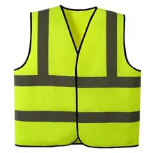 10 шт./партия, качественный Видимый светоотражающий жилет для взрослых, жилет для дорожного движения, строительный Рабочий жилет, жилет для велоспорта