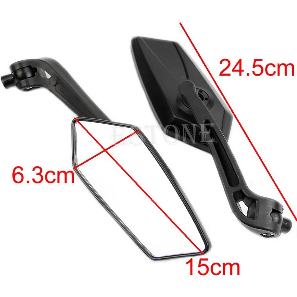 Универсальные зеркала заднего вида для скутера пара Мопед ATV зеркало заднего вида мотоцикла