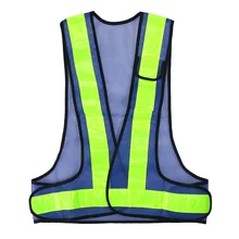 Сетчатый защитный светоотражающий жилет высокая видимость безопасности сетчатый жилет для езды на велосипеде на открытом воздухе строительство