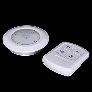 

5 LED Cabinet Light Led Night Light Remote Control Wireless Spot Light Stick-On Anywhere Tap Night Lamps Battery Not Included
