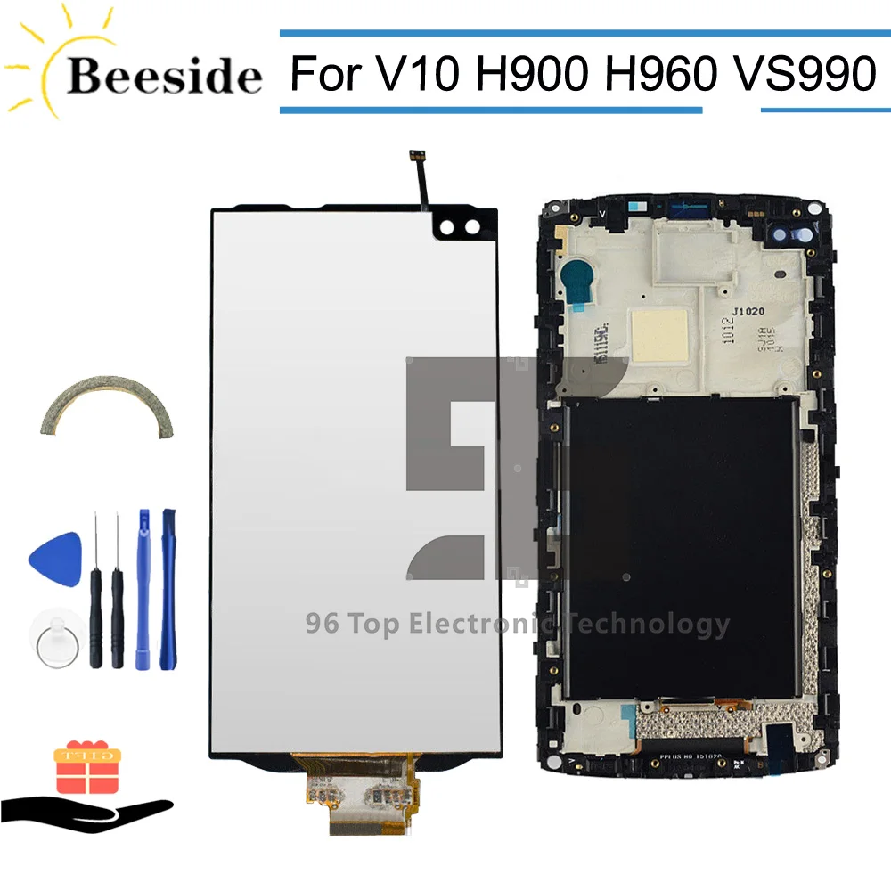 

AA+ Quality LCD With Frame 5.7'' For LG V10 H900 H901 H960 H961 H968 RS987 VS990 LCD Display Touch Screen Digitizer Assembly