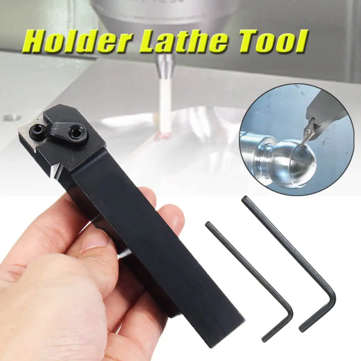 

MCGNR2020K12 Toolholder RightHand Lathe Tool for CNMG/CNMM1204 INSERT Dia 20x20mm