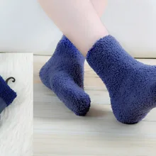 1 пара креативных очень уютных кашемировых бархатных носков для мужчин и женщин; теплые зимние домашние носки для сна; Calcetines Invierno Hombre
