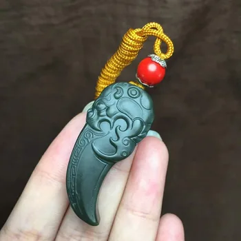 

Hetian yu pendant, yu delicate and moist/