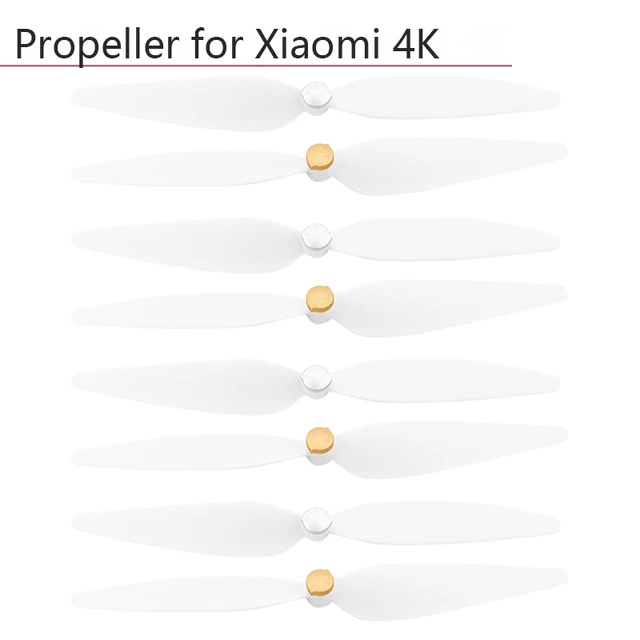 Best Price 8pcs Quick Release Propeller Propeller CW CCW 1046 Props Blades for MI Drone Camera Wing for XiaoMi 4K Replacement Accessories