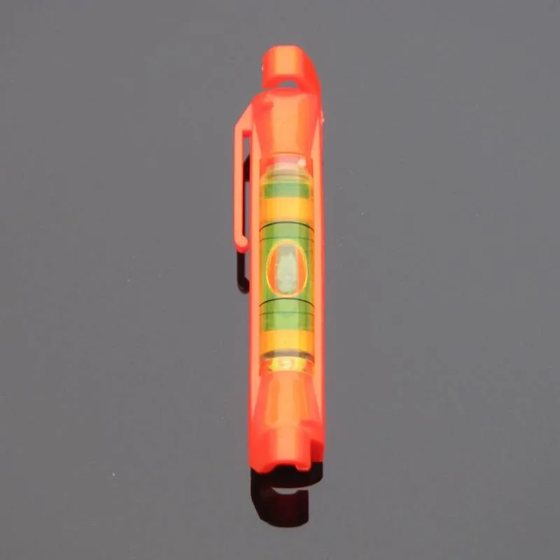 HACCURY пластиковый желтый цвет ручка уровень фоторамка уровень инструменты мини спиртовой уровень с пластиковой крышкой