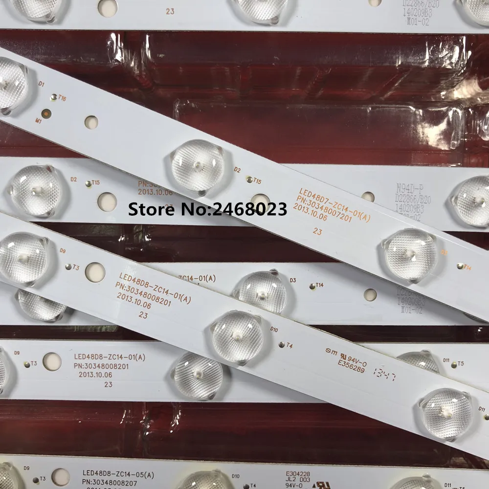 Светодиодный задний фонарь для Hai er LE48F3000W светодиодный 48D7 ZC14 01 LED 48D8 10