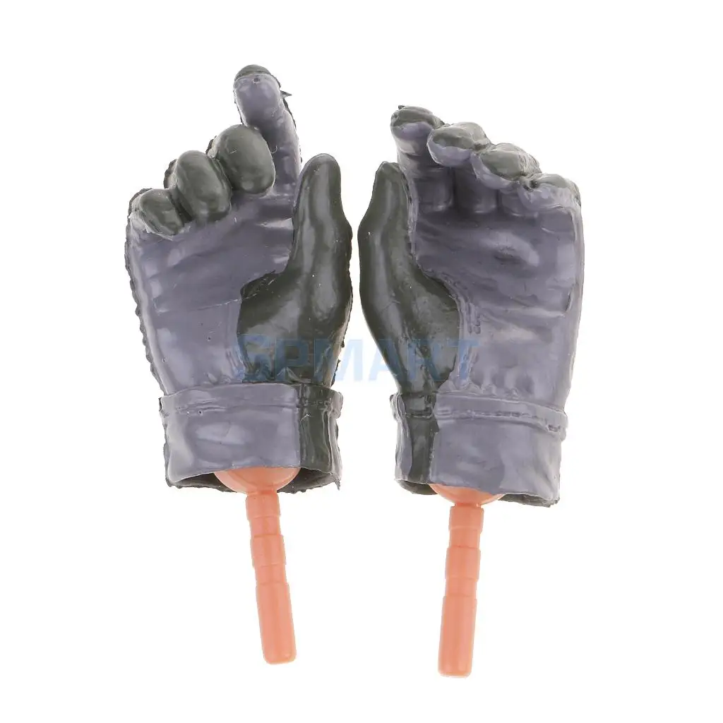 1:6 Scale Male/Female Gloved Hands for 12