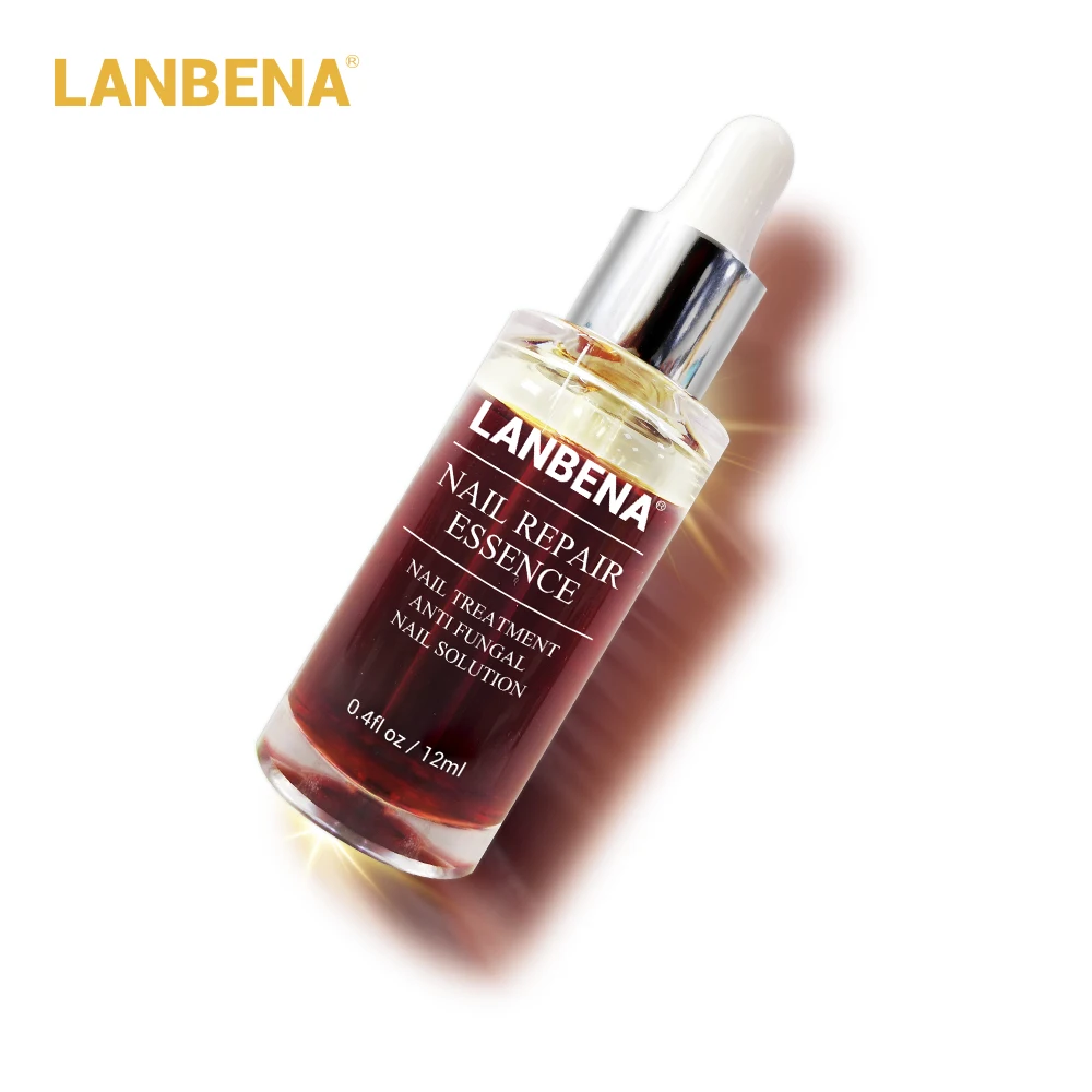 LANBENA, восстанавливающая эссенция для ногтей, сыворотка, лечение грибков, удаление онихомикоза, для пальцев ног, Питательная, осветляющая, для рук, для ухода за кожей ног, 12 мл