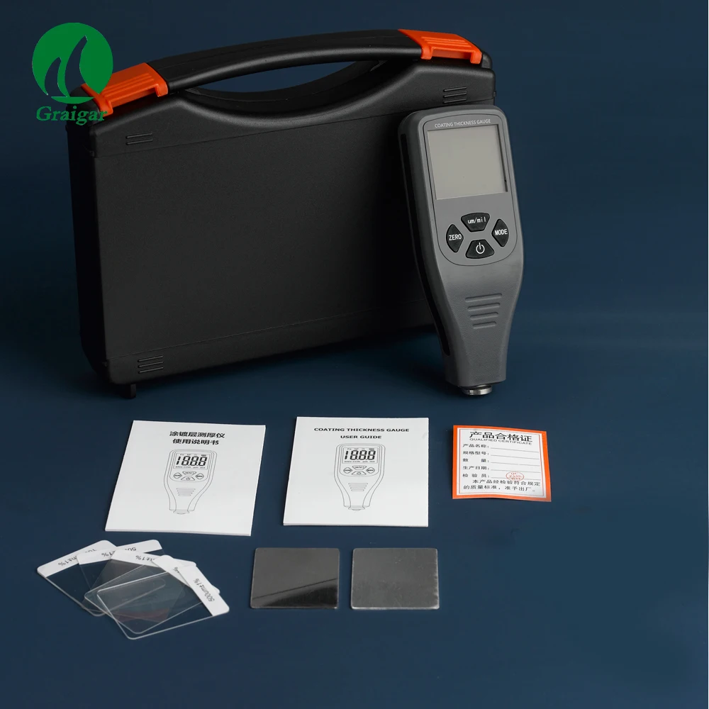 

TC200 Coating Thickness Gauge Integral Probe F&NF, Auto Detecting Attribute of Substrates Resolution: 0.1um TC-200