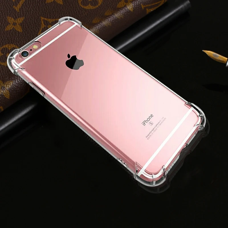 Роскошный ударопрочный ТПУ чехол для телефона iphone 6 6s plus s 6plus i силиконовые чехлы