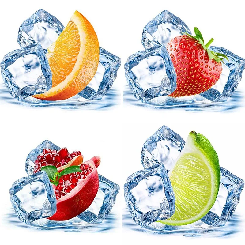 

Diamond Painting Fruit Ice Cube Diamant Painting Strawberry Full Drill 5d Diy Diamond Embroidery Lemon Orange Art Home Decor Z56