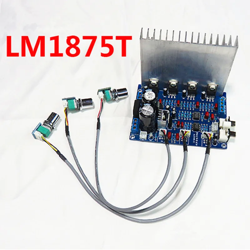 Плата усилителя мощности аудио LM1875T + NE5532 fever 2 1 канала 25 Вт 50 сабвуфер|Усилители