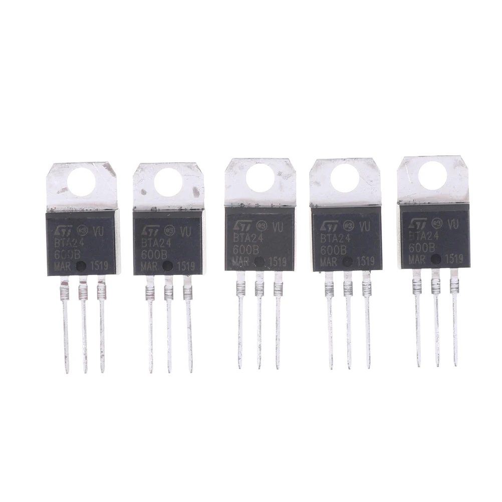100PCS BTA24 TRIAC 600V 25A TO-220AB NEW BTA24-600B NEW