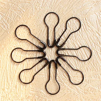

10000 pcs Gold /Silver /Black Calabash Gourd Pear Shape Safety Pin Tag Fastener Craft DIY