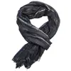 2022 European Unisex Style Winter Scarf Cotton Wrinkle Stripe long men's scarves shawl fashion gold glitter men scarf ► Photo 2/6