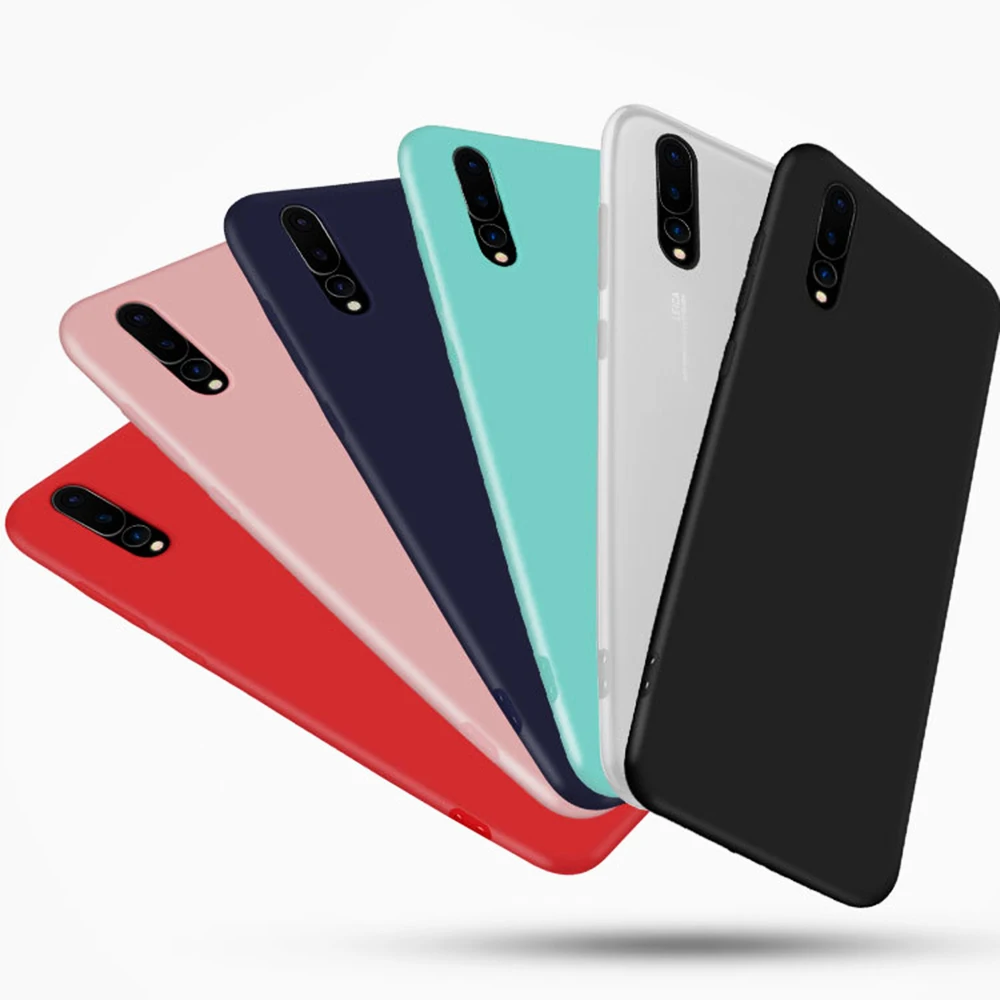 

Black Matte Silicone Phone Case For Huawei Honor 8 Lite P20 Lite Pro Mate 10 P10 P8 P9 Lite 2017 Soft TPU Phone Back Cover