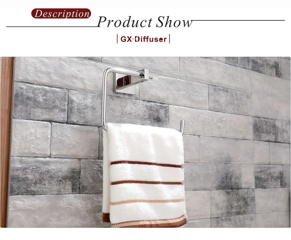 Ring Towel Holder Stainless Steel Towel Rings Wall Mounted Polished Bathroom Acessories Towel (1)