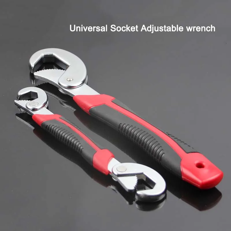 High Quality Universal Socket Adjustable wrench Open end wrench 2 PCS