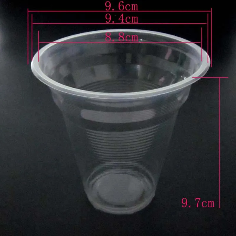 Одноразовые, для молока чайная чашка сок в пластиковые стаканы для напитков с утолщение пластиковая прозрачная чашка 50 шт./лот