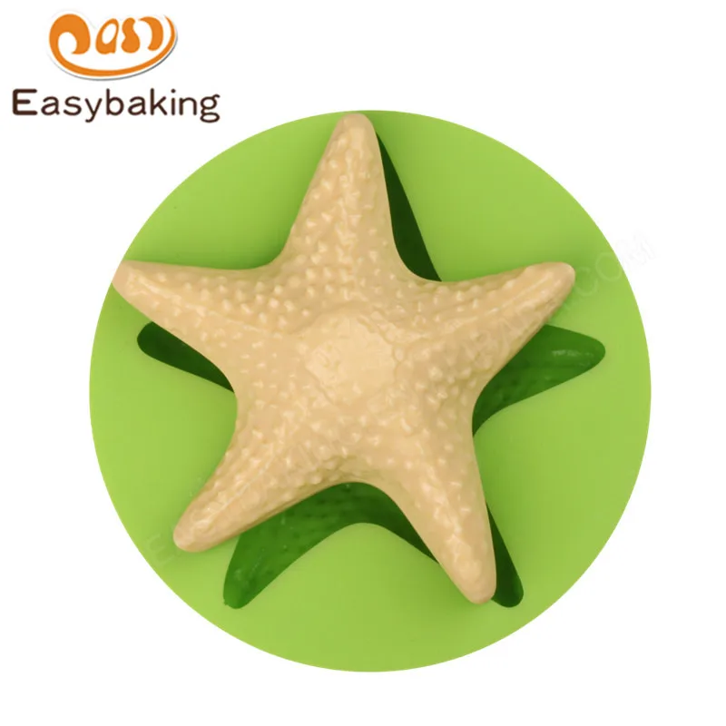 Great Starfish Silicone Soap Mold Chocolate Fondant Cake Decoration Mould Kitchen Baking Bread Tools for Sugarcraft | Дом и сад