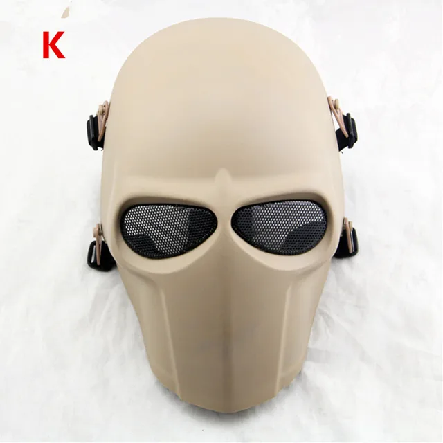 Camouflage Ghost Wargame Scary CS Paintball mask Outdoor Full Face