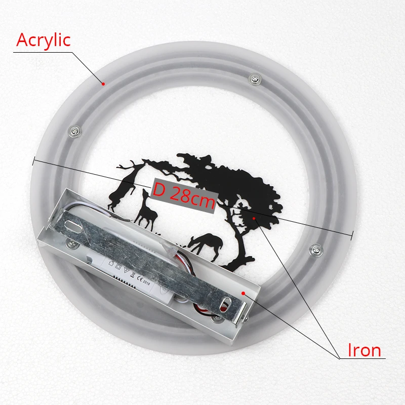  29W LED Wall Lamp Indoor Bedroom Living Room Bedroom Beside Wall Light Fixtures Dimmable Lighting S - 32872435206