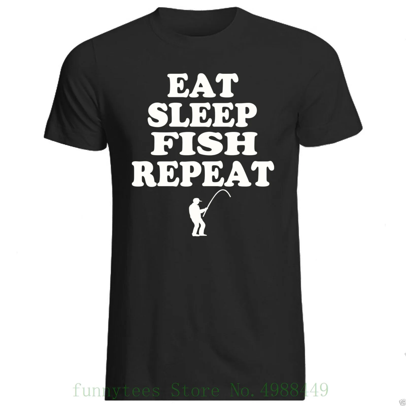 Футболка Eat Sleep Fish Repeat все размеры + коли (брендовый Фишер карп) Новое поступление