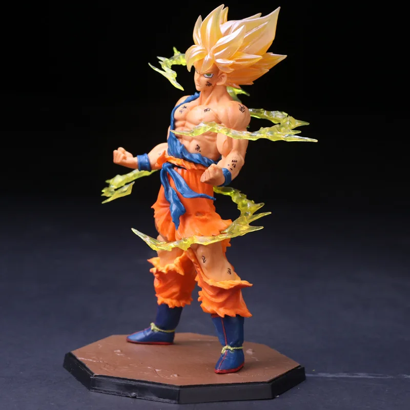 

17cm Dragon Ball Z Goku Fighers Action Figure PVC Collection Model toys Christmas Dragon Ball Super Saiyan Rose Goku Model Toys