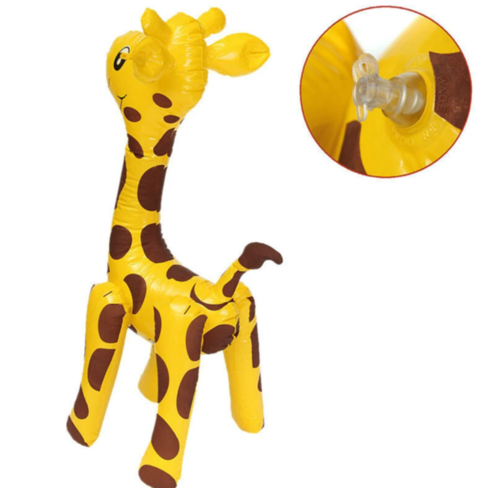 Вспыхивающие вечерние воздушный шар надувной игрушки детские животные мультфильм большой Жираф дизайн ПВХ милый олень в форме подарка