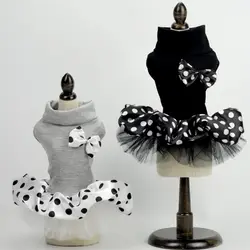 Мода Кружева Принцесса Собака Свадебные платья юбка-пачка для домашнего питомца щенок кошка Платье домашнее животное одежда с передней