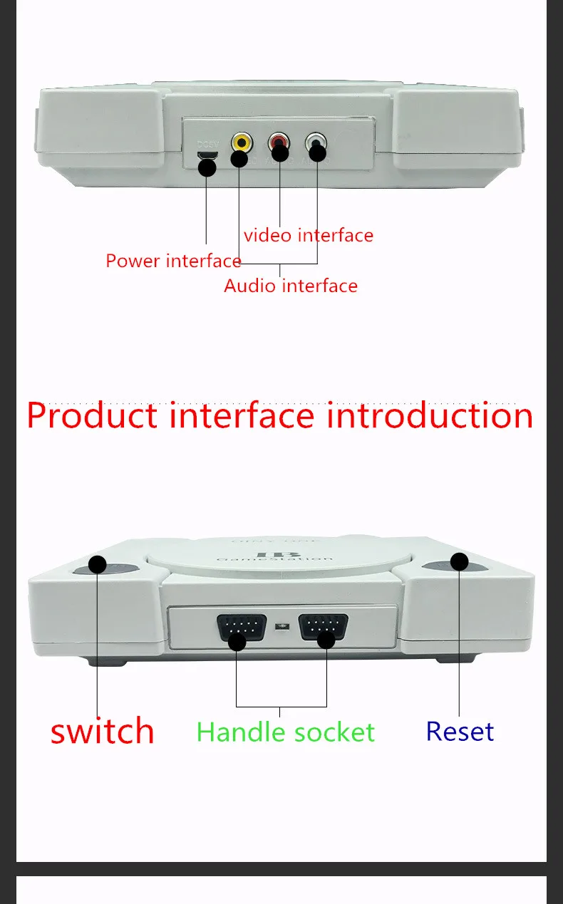 RS-86 ностальгическая домашняя игровая консоль винтажная двойная ручка ТВ игровая машина ретро классическая красная и белая машина