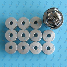 BOBBINS & BOBBIN CASES & ROTARY HOOK 14 PCS PART SET FOR JUKI 5550 with UNDERTRIMMER