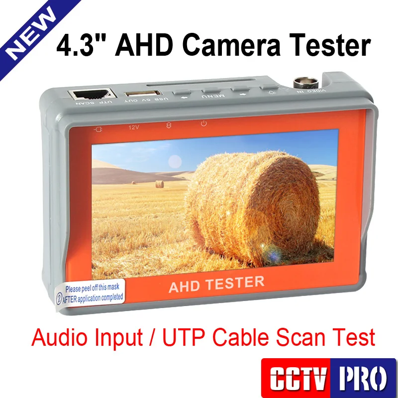 imágenes para Nueva Cámara CCTV 1080 P 720 P AHD Analógica Probador de LCD de 4.3 pulgadas Video de Prueba 12 V/5 V Cable De Salida De Alimentación AHD CCTV Tester imágenes para Nueva Cámara CCTV 1080 P 720 P AHD Analógica Probador de LCD de 4.3 pulgadas Video de Prueba 12 V/5 V Cable De Salida De Alimentación AHD CCTV Tester
