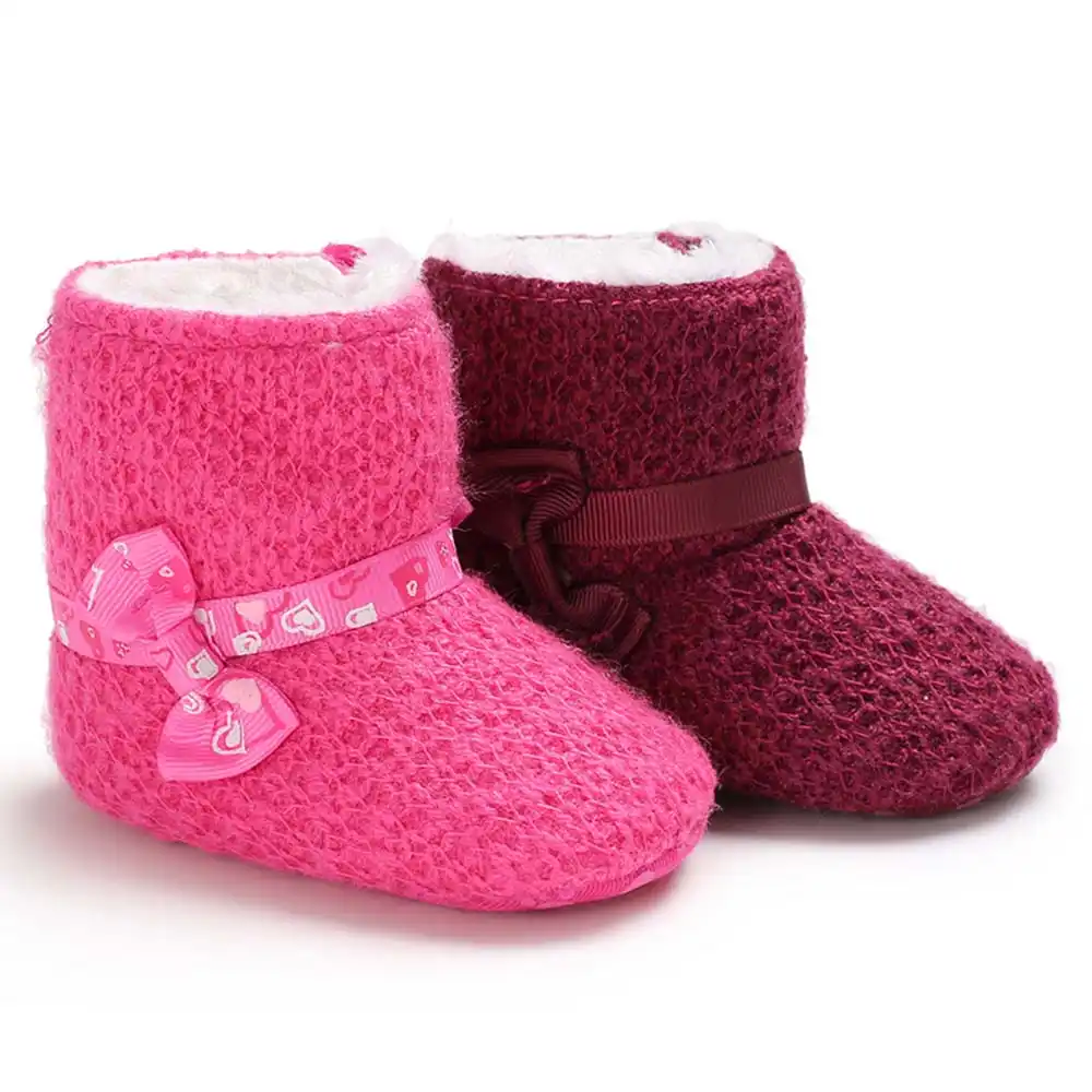 fleece baby shoes