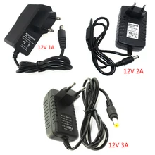 LED Switch Power Supply Charger Adapter EU/US plug 110/220V 12V 1/2/3A For LED Strip Cabinet Light (B2,B3,B4)