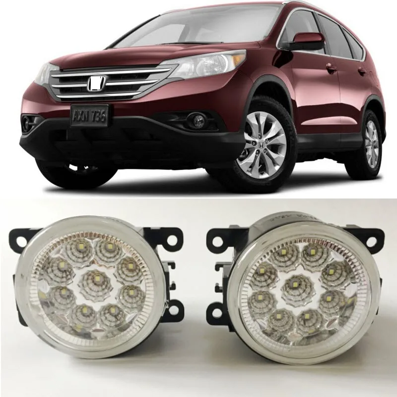 Car Styling For Honda CR V 2012 2013 2014 9 Pieces Leds Chips LED Fog
