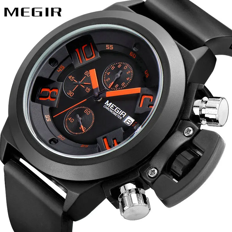 orange sport watch
