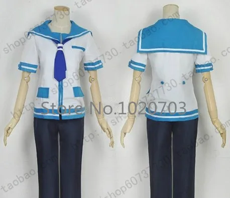 Костюм для косплея Nagi no Asukara Nagi-Asu: затишье в море Канаме исаки Хикари Сакисима |