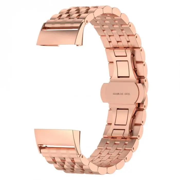 Watchband Smart Band Strap Steel Metal Buckle Durable Compatible Charge3 JR Deals