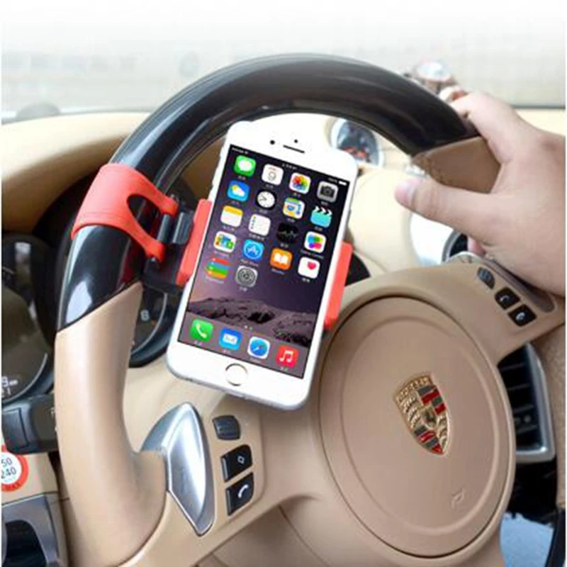 Universal Car Steering Wheel Bike Clip Mount Holder Cradle Bracket Car