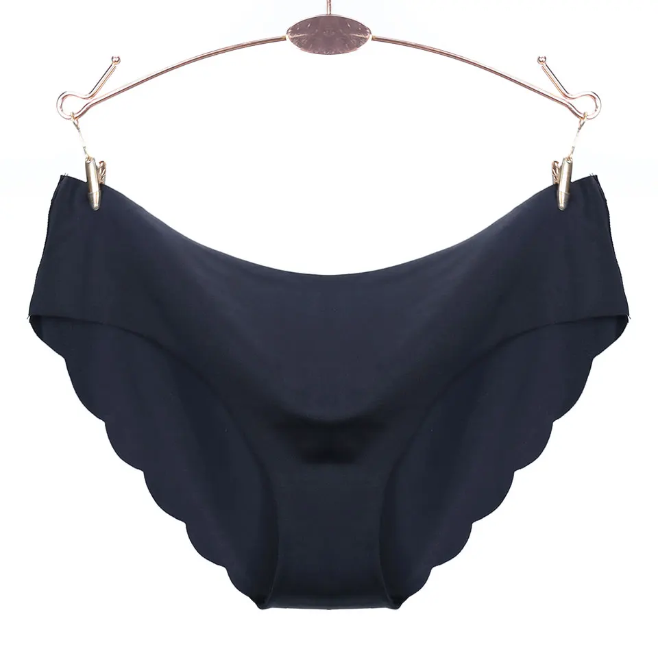 Hot Sale Sexy Seamless Briefs low-Rise Soft Underwear Women Solid Panties Female Polyester Ultra-thin Plus Size Ladies Panties