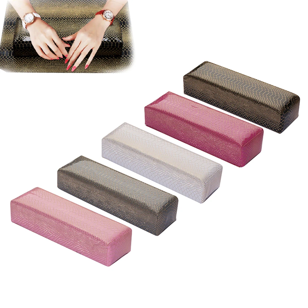 

Snake Printing Nail Art Mat Hand Arm Rest Nail Pillow Manicure Salon Nail Polish Holder Mat Pad Cushion Nail Tools Professional