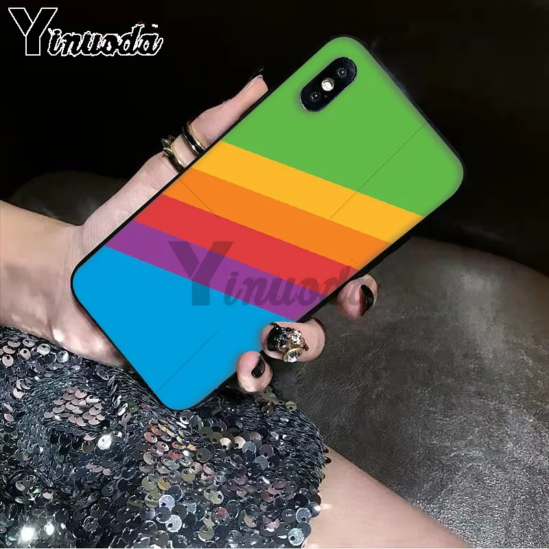 Yinuoda Gay Lesbian LGBT Rainbow Pride ART Black TPU Soft Rubber Phone Case for Apple iPhone 8 7 6 6S Plus X XS MAX 5 5S SE XR Yinuoda Gay Lesbian LGBT Rainbow Pride ART Black TPU Soft Rubber Phone Case for Apple iPhone 8 7 6 6S Plus X XS MAX 5 5S SE XR