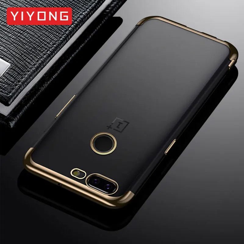 YIYONG Ультратонкий чехол для OnePlus 6 T 6 5 T TPU мягкий чехол One Plus 6 T 6 5 T Coque силиконовый чехол для OnePlus 6 T 5 T чехол для телефона s OnePlus 6 T 6 T 6 - Цвет: Gold