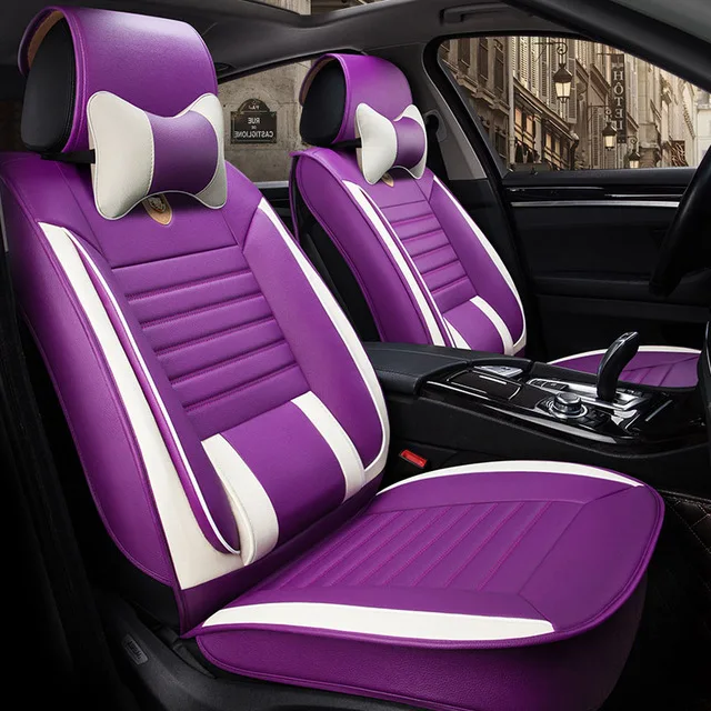 Leather auto universal car seat cover seats covers for toyota avensis